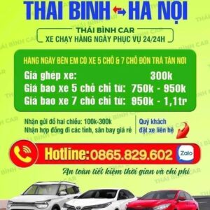📣 XE GHÉP XE TIỆN CHUYẾN THÁI BÌNH