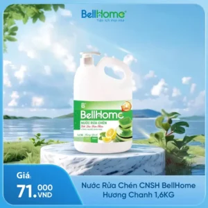 Nước Rửa Chén Công Nghệ Sinh Học Bell Home Hương Chanh 1,6 KG